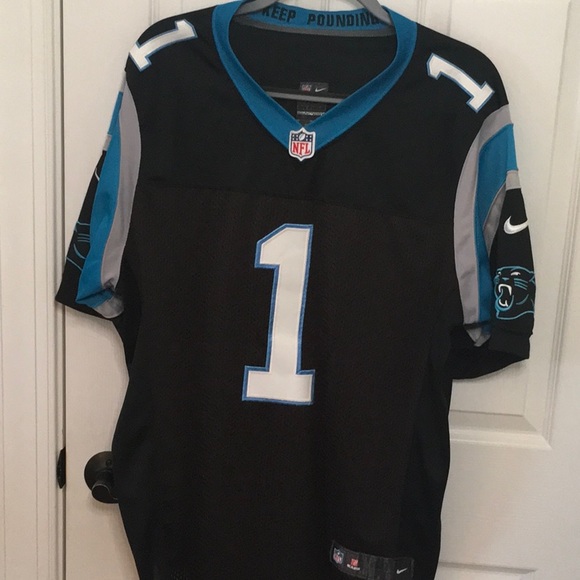 Nike Cam Newton Carolina Panthers Football Jersey (40) - Picture 1 of 15